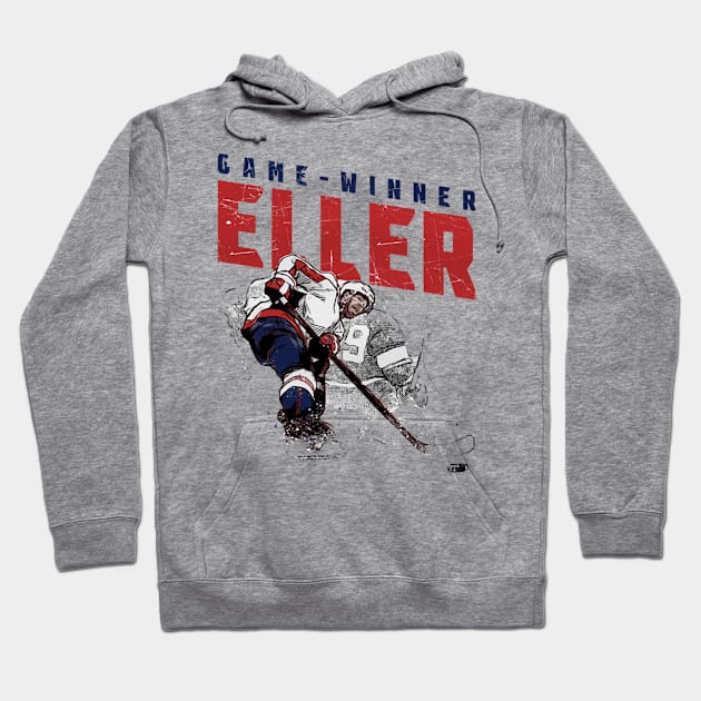 Lars Eller New Jersey Game Winner Hoodie by Erianna Bee